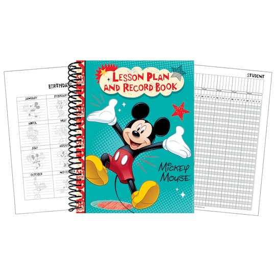 Disney&#xAE; Mickey Lesson Plan &#x26; Record Book